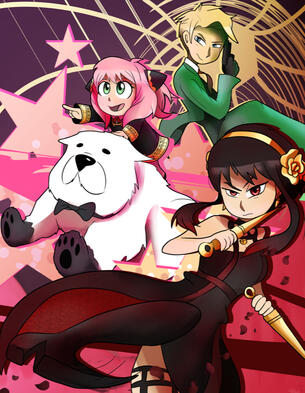 Spy X Family Illustration