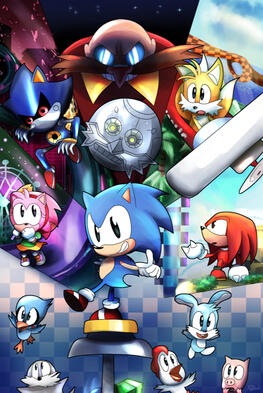 Sonic 30th Anniversary Illustration